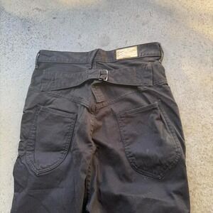 KAPITAL Size S Black Cotton Polyurethane Drop Crotch Casual Pants